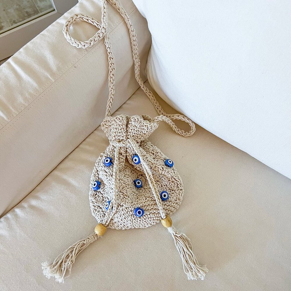 evil eye crossbody bag